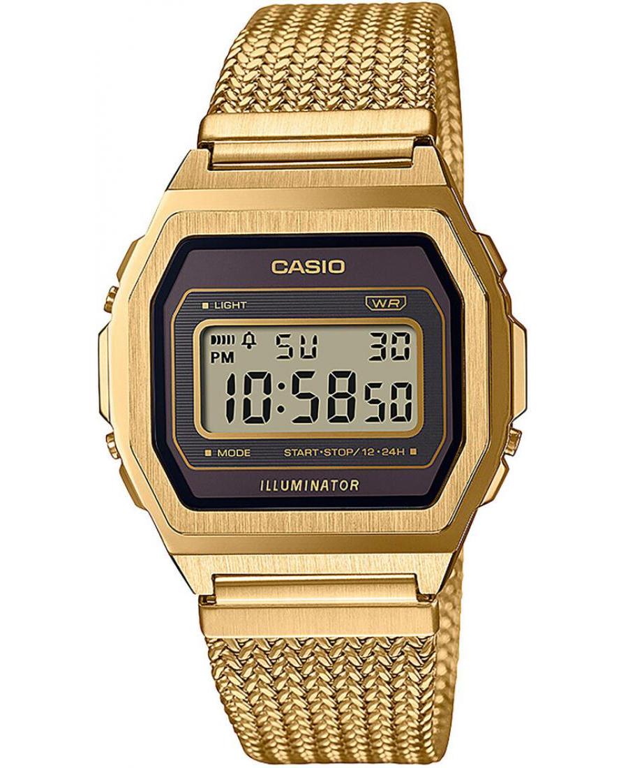 Men Japan Fashion Quartz Watch Casio A1000MGA-5EF Dial