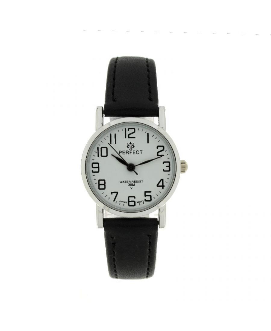 Kobiety klasyczny kwarcowy analogowe Zegarek PERFECT PRF-K16-212 Biały Dial 26mm
