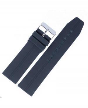 Watch Strap Diloy SBR03.05.24 Silicone Blue 24 mm image 1