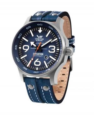 Mężczyźni sportowy Diver automatyczny analogowe Zegarek VOSTOK EUROPE YN55-595A638LE Niebieska Dial 47mm