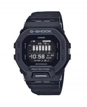 Mężczyźni sportowy Funkcjonalny Diver Japonia kwarcowy cyfrowe Zegarek Timer CASIO GBD-200-1ER G-Shock Czarny Dial 50mm