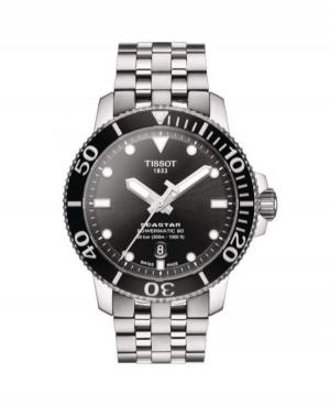Men Classic Diver Luxury Swiss Automatic Analog Watch TISSOT T120.407.11.051.00 Black Dial 43mm image 1