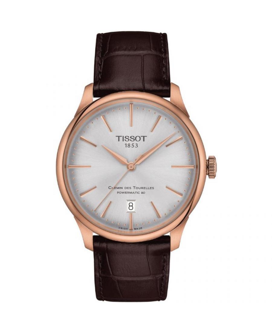 Men Classic Luxury Swiss Automatic Analog Watch TISSOT T139.807.36.031.00 Silver Dial 39mm