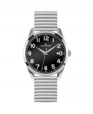 Mężczyźni klasyczny kwarcowy Zegarek JACQUES LEMANS 1-1769J Czarny Dial 39mm