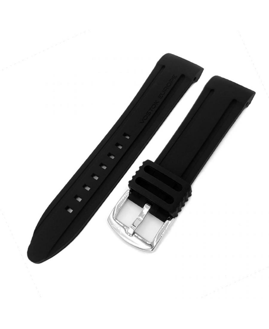Vostok Europe ANCHAR Watch Strap VE-ANCHAR.SL.01.24.WP Silicone Black 24 mm