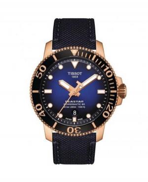 Men Classic Sports Diver Luxury Swiss Automatic Analog Watch TISSOT T120.407.37.041.00 Blue Dial 43mm