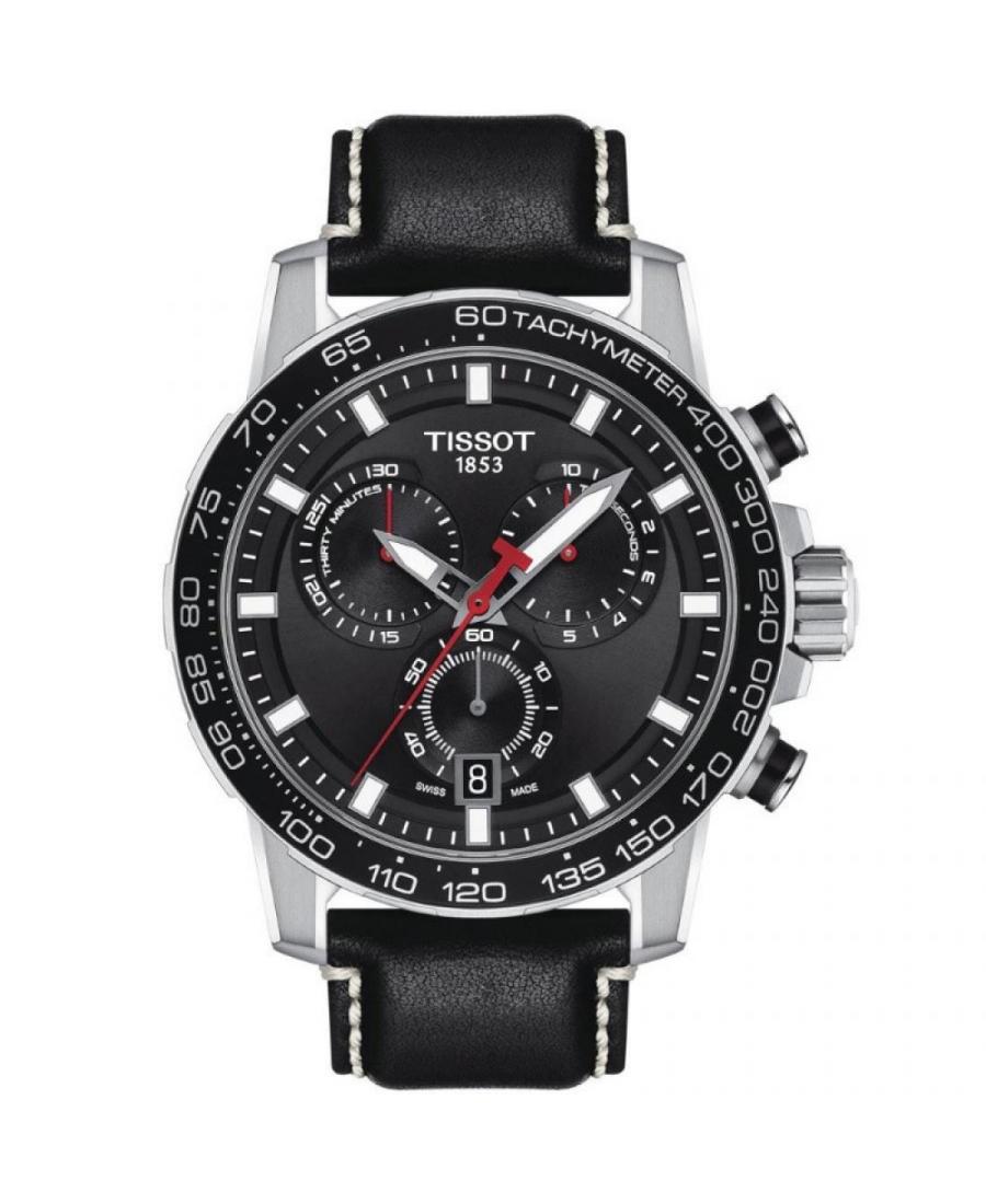 Men Sports Functional Swiss Quartz Analog Watch Chronograph TISSOT T125.617.16.051.00 Black Dial 46mm