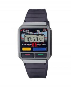 Men Functional Japan Quartz Digital Watch Alarm CASIO A120WEST-1AER Multicolor Dial 40.5mm
