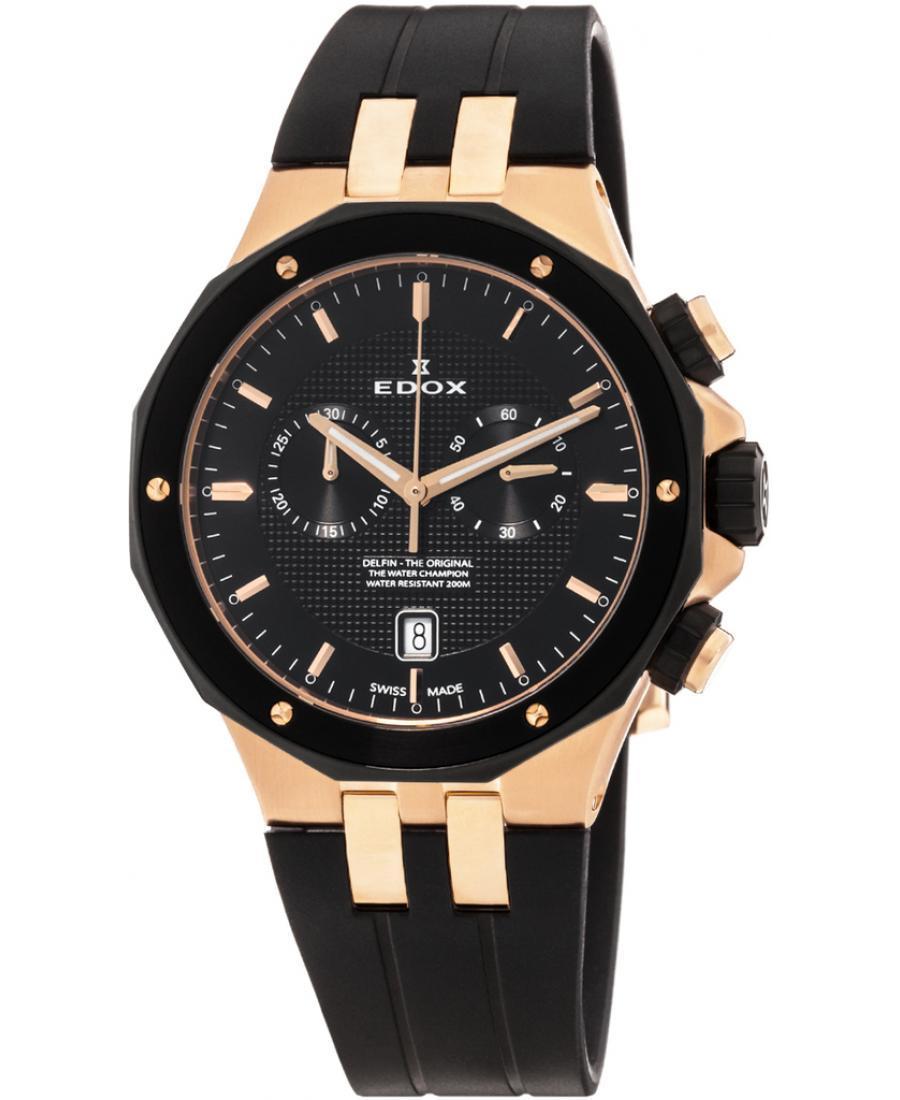 Mężczyźni Luxury kwarcowy analogowe Zegarek EDOX 10110 357RNCA NIR