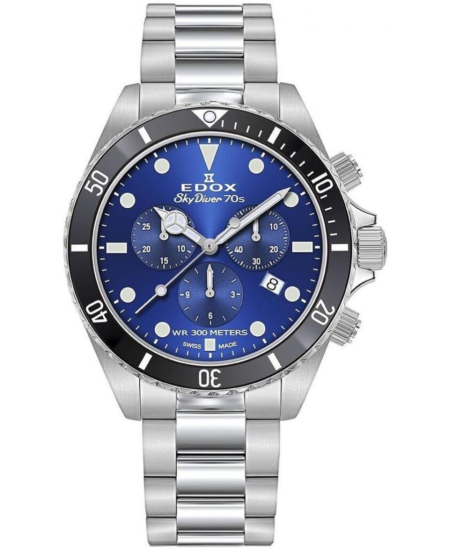 Mężczyźni Luxury kwarcowy analogowe Zegarek EDOX 10238 3NM BUI