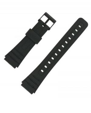 Ремешок для часов CASIO 71604002 Пластик / Резина Чёрный 22 мм