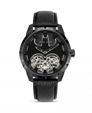 Mężczyźni Moda automatyczny analogowe Zegarek Szkielet POLICE PEWGE0022701 Czarny Dial 45mm image 1