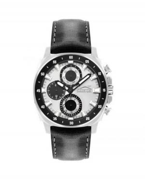 Mężczyźni klasyczny kwarcowy analogowe Zegarek SLAZENGER SL.9.2293.2.04 Srebrna Dial 45mm