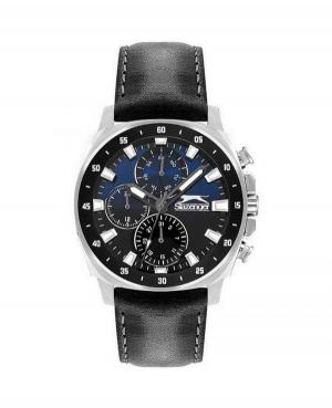 Mężczyźni klasyczny kwarcowy analogowe Zegarek SLAZENGER SL.9.2293.2.01 Niebieska Dial 45mm