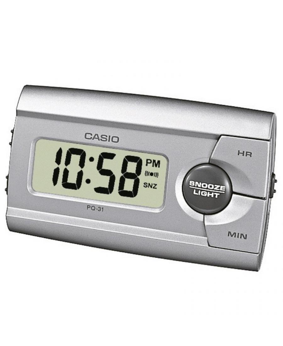 CASIO PQ-31-8EF alarm clock Plastic Silver color