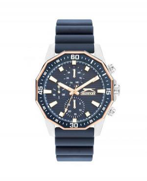 Mężczyźni klasyczny kwarcowy analogowe Zegarek SLAZENGER SL.9.2298.2.03 Niebieska Dial 43mm