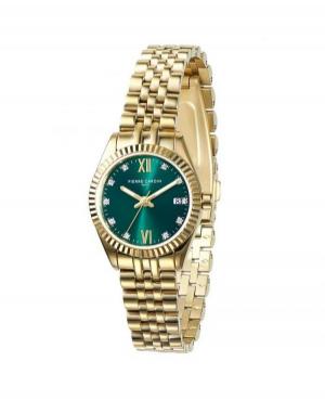 Kobiety klasyczny kwarcowy analogowe Zegarek PIERRE CARDIN COP.1000 Zielony Dial 28mm