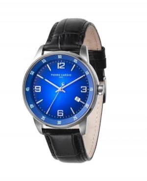 Mężczyźni klasyczny kwarcowy analogowe Zegarek PIERRE CARDIN CMR.0001 Niebieska Dial 40mm