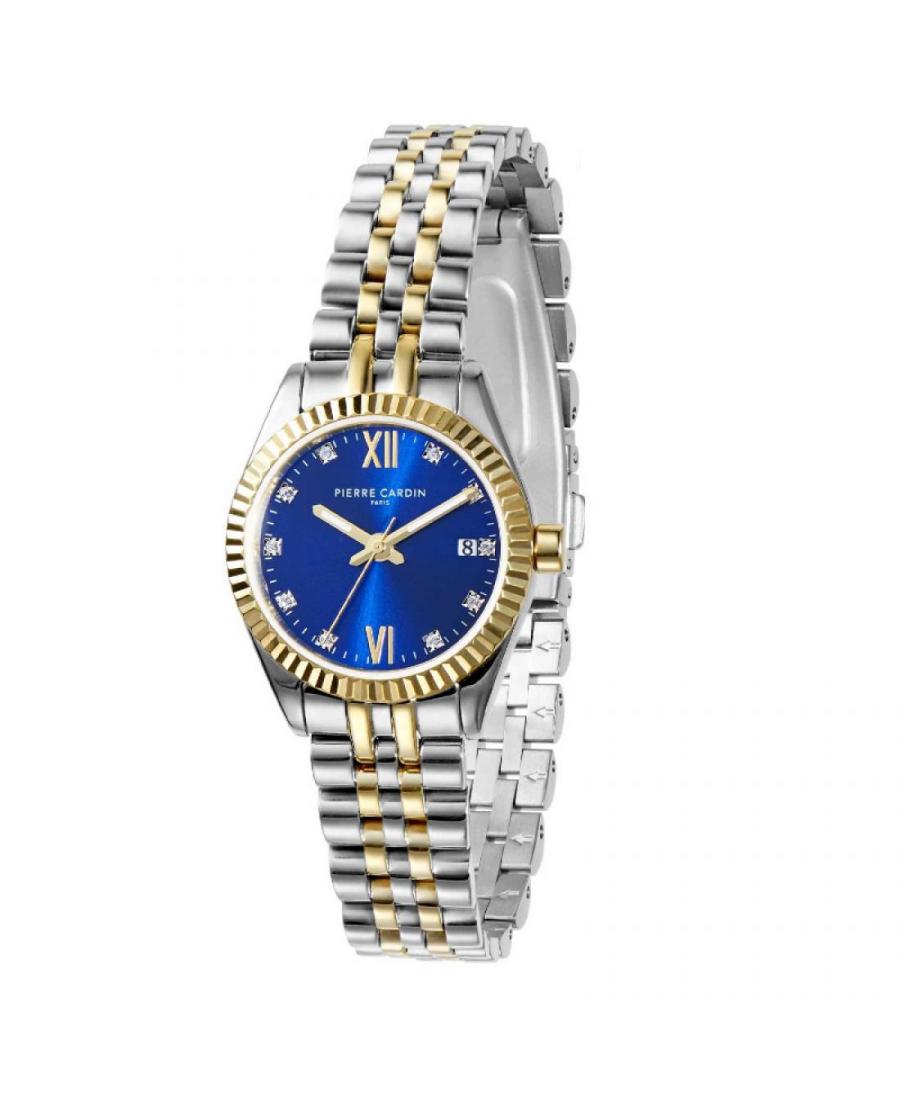 Kobiety klasyczny kwarcowy analogowe Zegarek PIERRE CARDIN COP.1001 Niebieska Dial 28mm