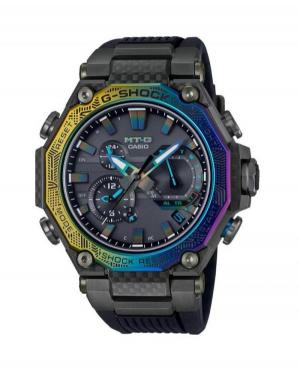 Men Sports Diver Luxury Japan Eco-Drive Analog Watch Timer CASIO MTG-B2000YR-1AER G-Shock Black Dial 55mm