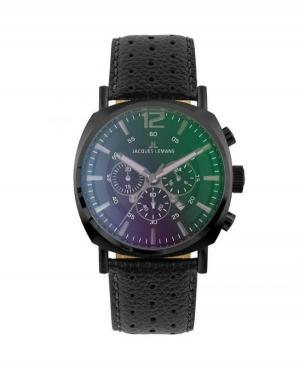 Men Functional Quartz Watch Chronograph JACQUES LEMANS 1-1645N Multicolor Dial 46mm