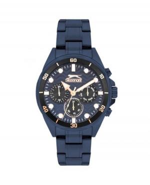 Mężczyźni klasyczny kwarcowy analogowe Zegarek SLAZENGER SL.9.2309.2.07 Niebieska Dial 45mm