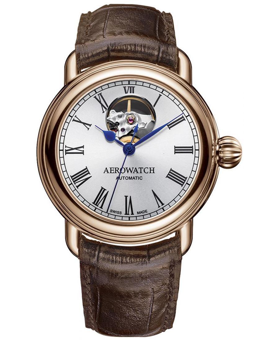 Mężczyźni Luxury Szwajcar automatyczny Zegarek AEROWATCH 68900RO03