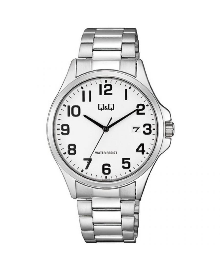 Men Classic Quartz Watch Q&Q A480J204Y White Dial