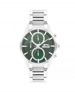 Mężczyźni klasyczny kwarcowy analogowe Zegarek SLAZENGER SL.9.2283.2.01 Zielony Dial 43mm