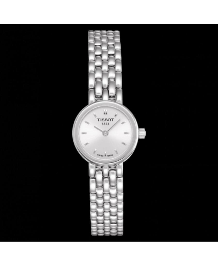 Kobiety Moda klasyczny Szwajcar kwarcowy analogowe Zegarek TISSOT T058.009.11.031.00 Szary Dial 19.5mm