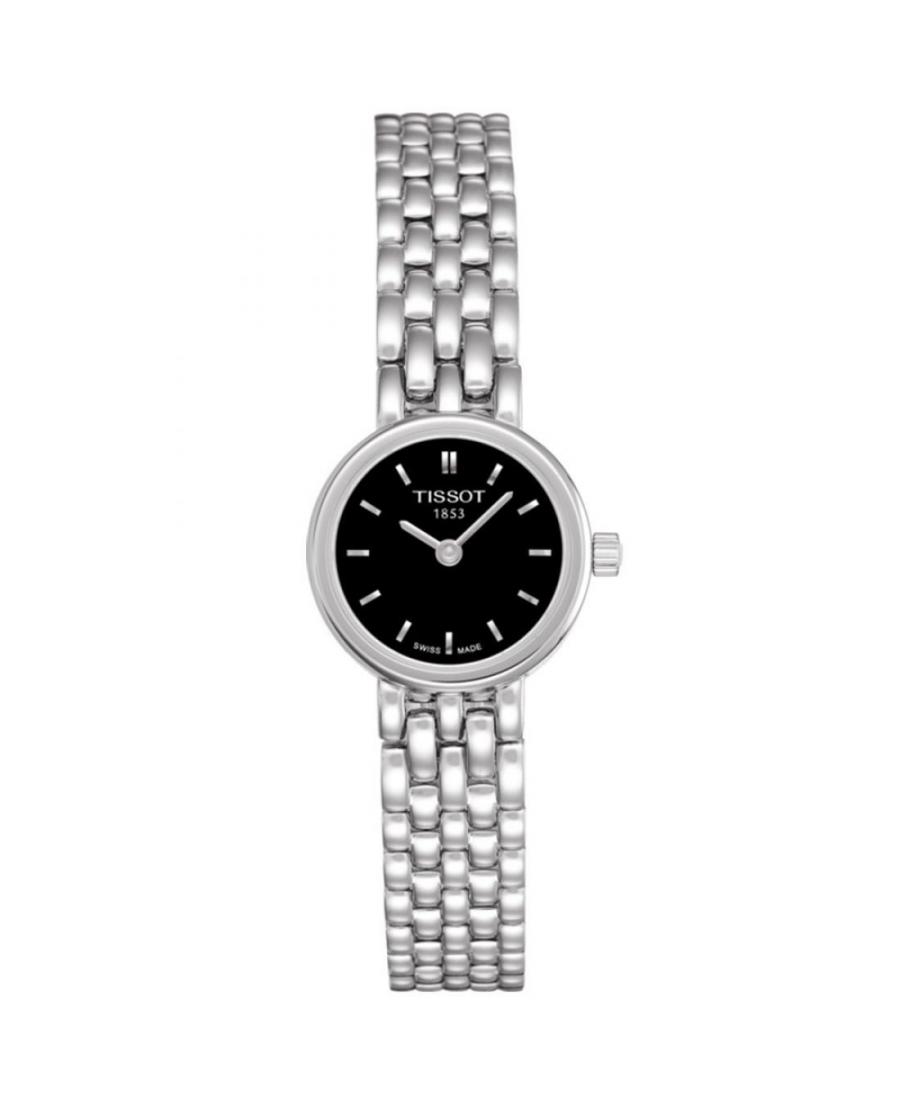 Women Swiss Fashion Classic Quartz Watch Tissot T058.009.11.051.00 Black Dial