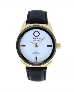 Mężczyźni klasyczny kwarcowy analogowe Zegarek OMAX BC03G32A Biały Dial 45mm