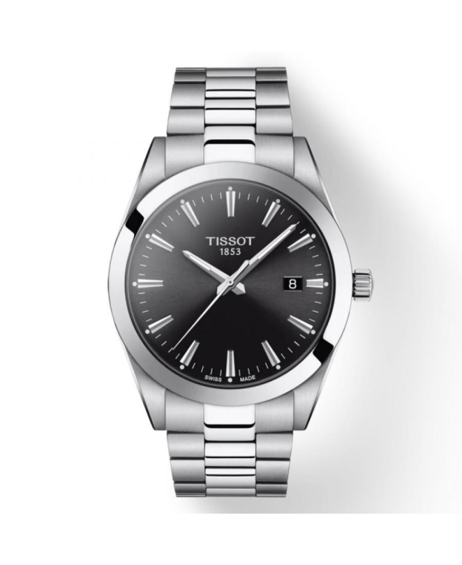 Men Classic Swiss Quartz Watch TISSOT T127.410.11.051.00 White Dial 40mm