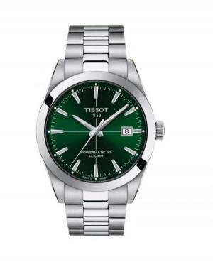 Men Classic Luxury Swiss Automatic Analog Watch TISSOT T127.407.11.091.01 Green Dial 40mm image 1