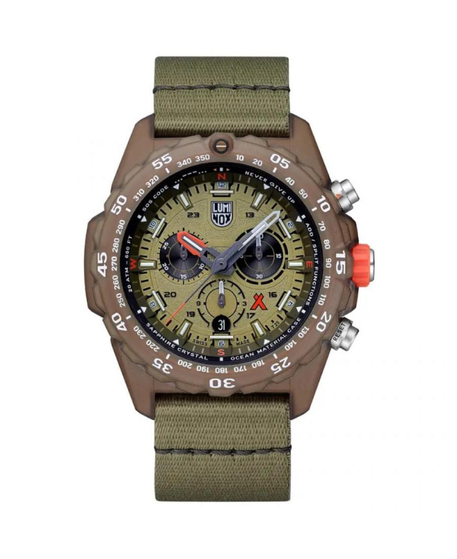 Men Luxury Swiss Quartz Analog Watch LUMINOX XB.3757.ECO