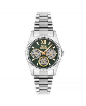 Kobiety klasyczny kwarcowy analogowe Zegarek SLAZENGER SL.9.2317.4.03 Zielony Dial 34mm