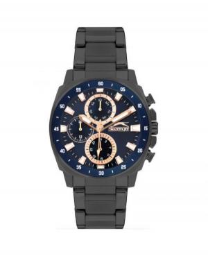 Mężczyźni klasyczny kwarcowy analogowe Zegarek SLAZENGER SL.9.2292.2.04 Niebieska Dial 45mm