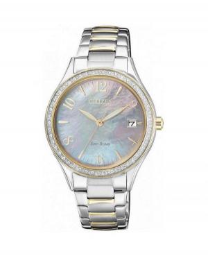 Women Japan Eco-Drive Analog Watch CITIZEN EO1184-81D Mother of Pearl Dial 34mm