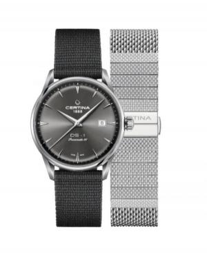 Mężczyźni Luxury Szwajcar automatyczny analogowe Zegarek CERTINA C029.807.11.081.02 Szary Dial 40mm