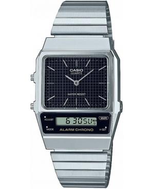Men Classic Functional Japan Quartz Digital Watch Alarm CASIO AQ-800E-1AEF Black Dial 40.5mm