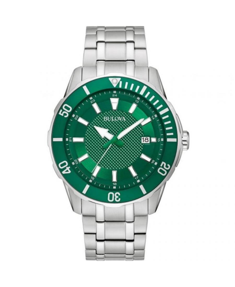 Buy Men Quartz Watch BULOVA 98B359 Green Dial 44mm Best price in store Vigriwatch