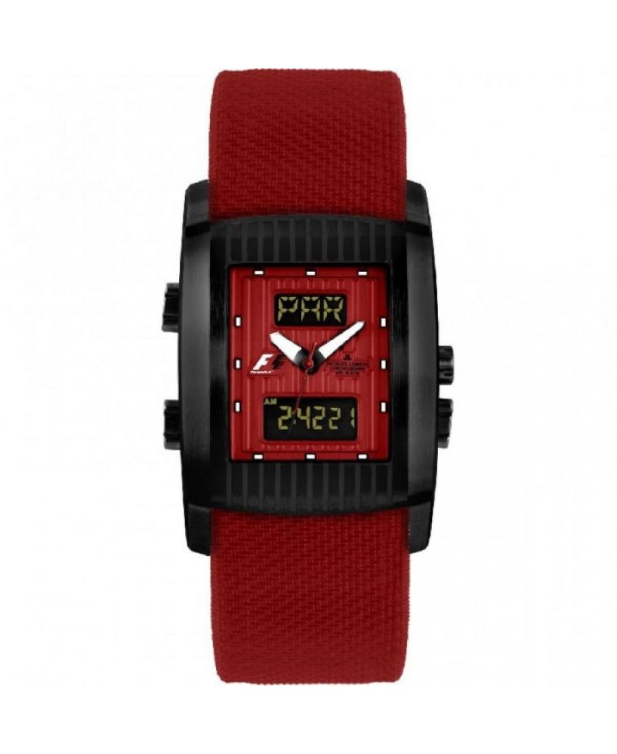 Buy Men Quartz Digital Watch JACQUES LEMANS F 5025C Red Dial Best price in store Vigriwatch