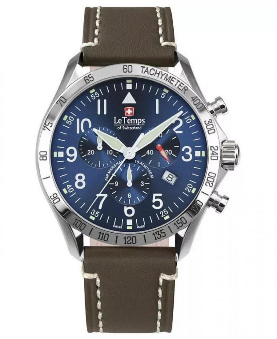 Mężczyźni Szwajcar kwarcowy Zegarek Chronograf LE TEMPS LT1041.03BL16