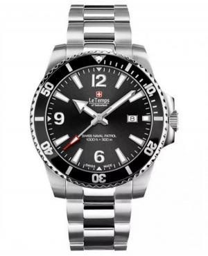 Мужские Дайверские Швейцарские Наручные Часы LE TEMPS LT1043.01BS01