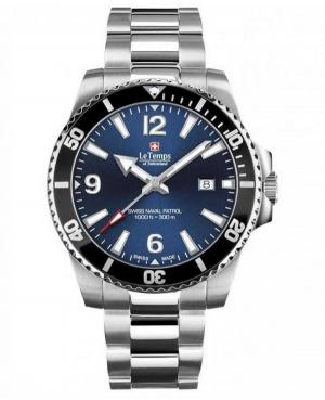 Мужские Дайверские Швейцарские Наручные Часы LE TEMPS LT1043.13BS01