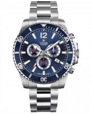 Мужские Дайверские Швейцарские Наручные Часы LE TEMPS LT1044.03BS01
