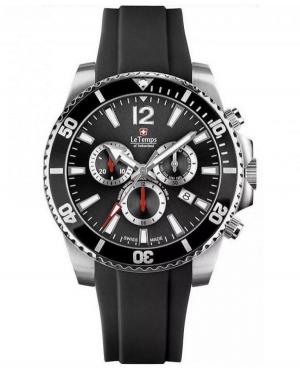 Mężczyźni Diver Szwajcar kwarcowy Zegarek Chronograf LE TEMPS LT1044.01BR01