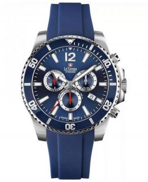 Men Diver Swiss Quartz Watch Chronograph LE TEMPS LT1044.03BR03