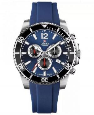 Men Diver Swiss Quartz Watch Chronograph LE TEMPS LT1044.13BR03