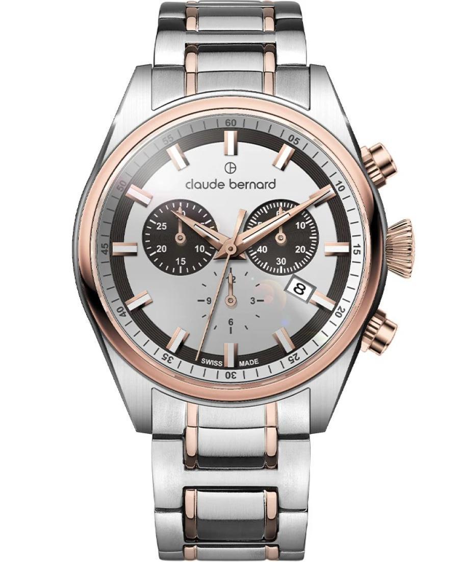 Mężczyźni Szwajcar kwarcowy Zegarek Chronograf CLAUDE BERNARD 10259 357RM AGIR